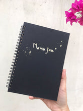 Black Custom Journal - White Lined Pages